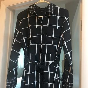 Beautiful black and white patterned dress
